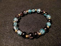 Dark Green Bracelet with Glitter (6.5)